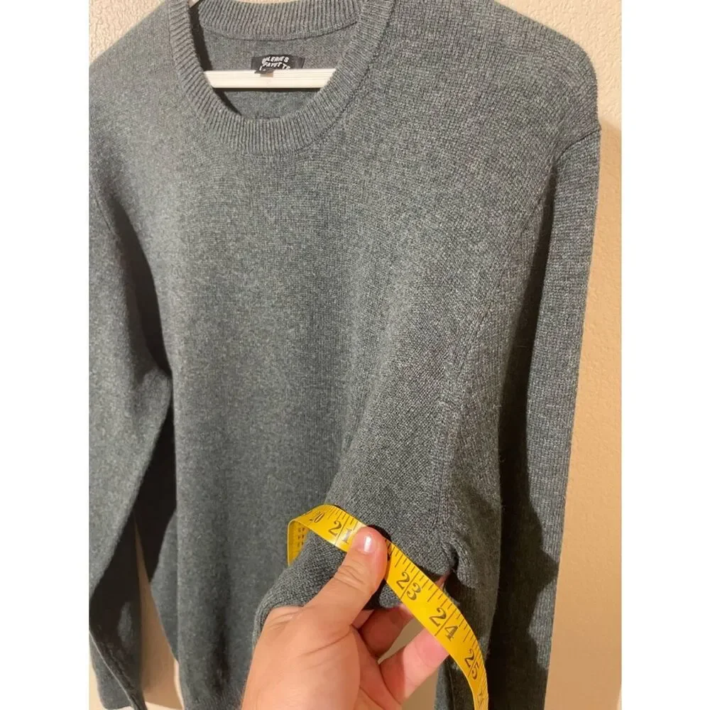Galeries Lafayette Premium Men's Crewneck Sweater in Dark Teal